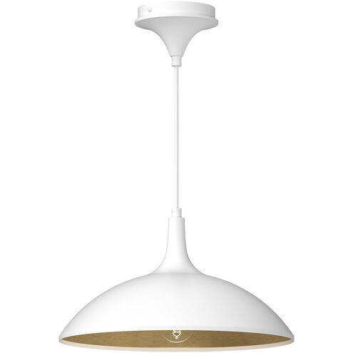 Alora Mood Abel 1 Light 14.25 inch White Pendant Ceiling Light