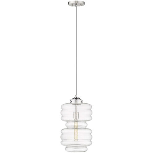 Ballina 1 Light 10 inch Polished Nickel Mini-Pendant Ceiling Light