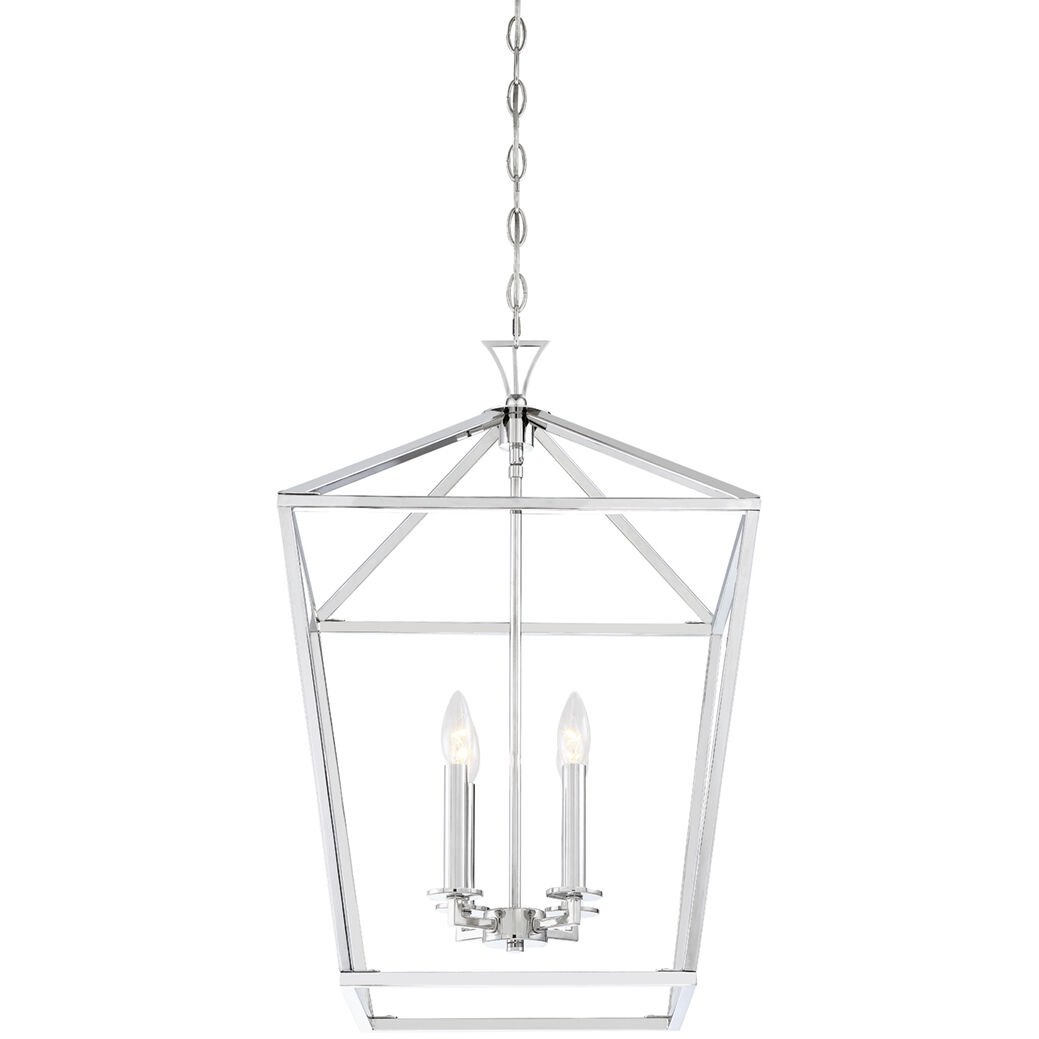 Townsend 4 Light 17 inch Polished Nickel Pendant Ceiling Light, Essentials