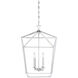 Townsend 4 Light 17 inch Polished Nickel Pendant Ceiling Light, Essentials