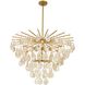 Jacqueline 12 Light 42 inch Antique Brass Chandelier Ceiling Light, Large
