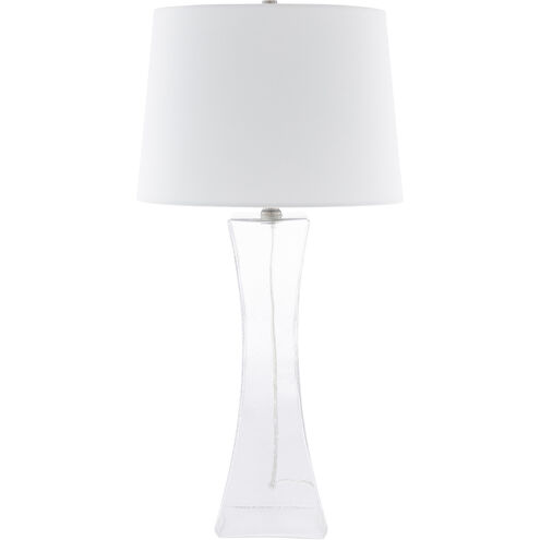 Jaylee 28 inch 100 watt White Table Lamp Portable Light