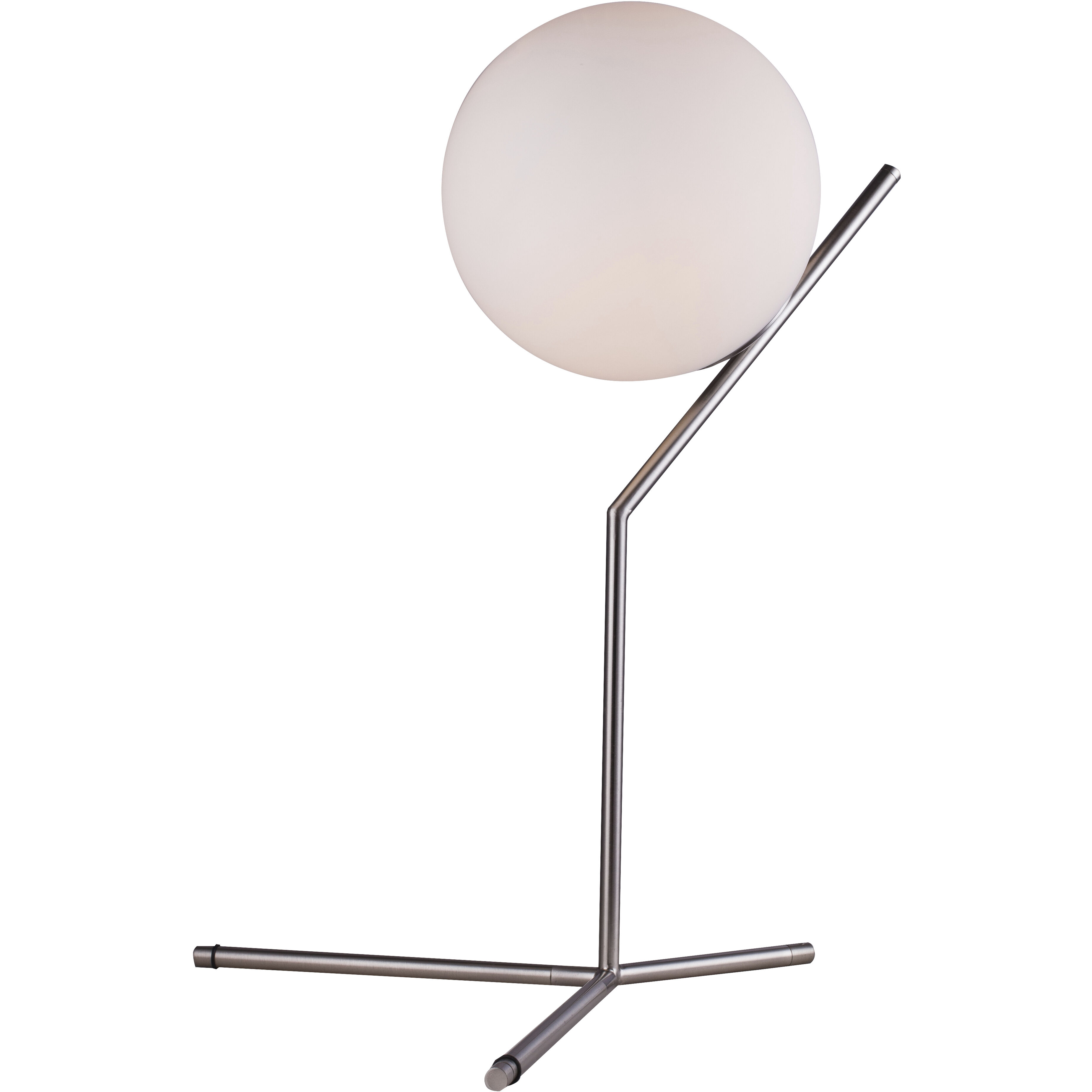 Canada 20.6 inch 40.00 watt Shiny Nickel Table Lamp Portable Light