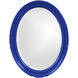 Queen Ann 33 X 25 inch Glossy Royal Blue Wall Mirror