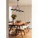 Canada LED 15 inch Black Chandelier Ceiling Light
