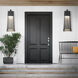 Revere 2 Light 32.4 inch Coastal Black and Coastal Burnished Steel Outdoor Sconce in Coastal Black/Coastal Burnished Steel, Large