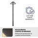 Interpath 12 2.5 watt Solid Brass Coated in Bronze Path and Area Light in 2700K Warm LED, WAC Landscape