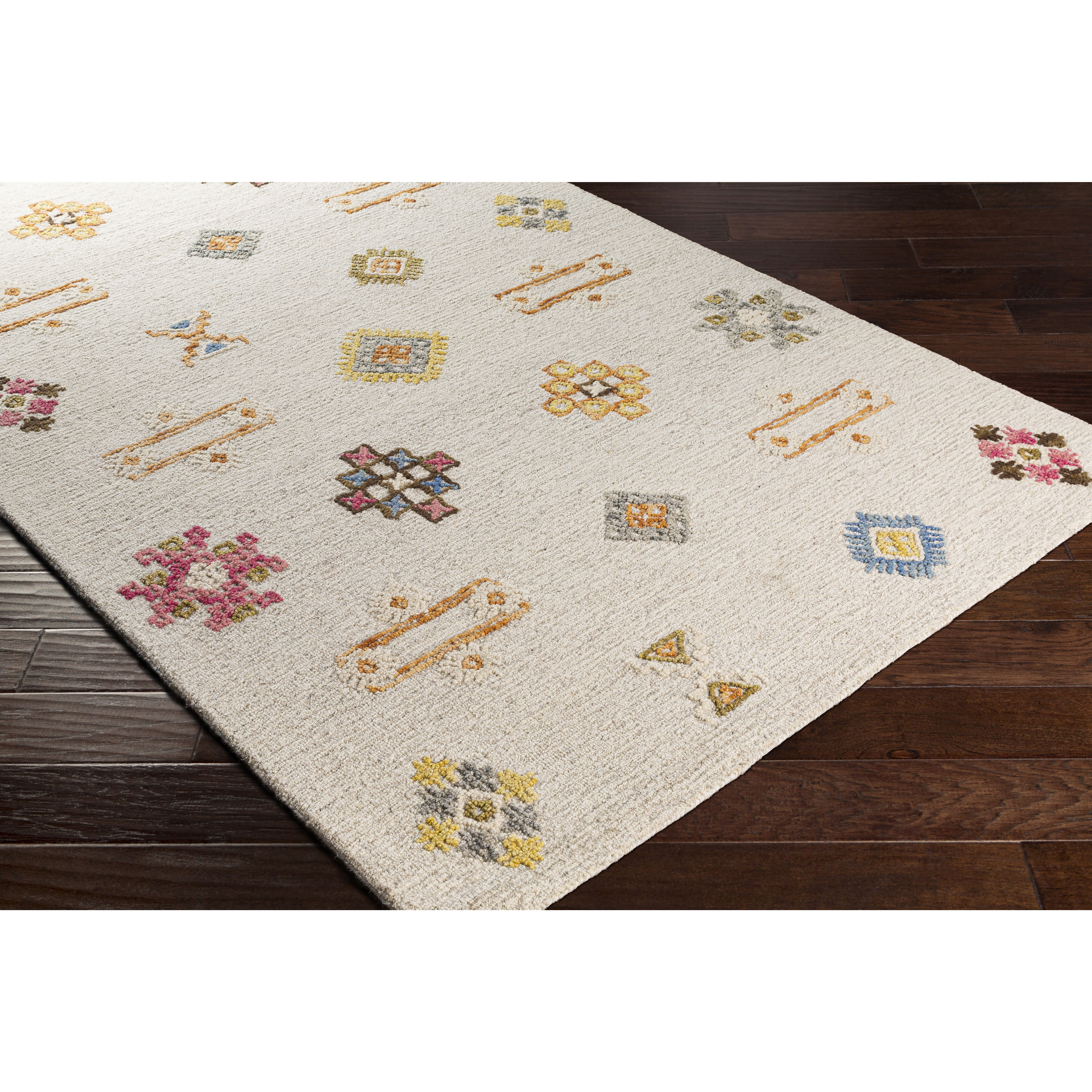 Sabra 36 X 24 inch Cream Rug in 2 x 3, Rectangle