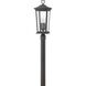Bromley LED 23 inch Museum Black Outdoor Post Mount Lantern