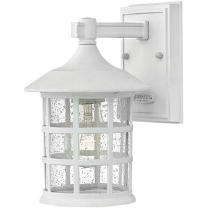 Freeport LED 9 inch Classic White Outdoor Wall Mount Lantern, Small