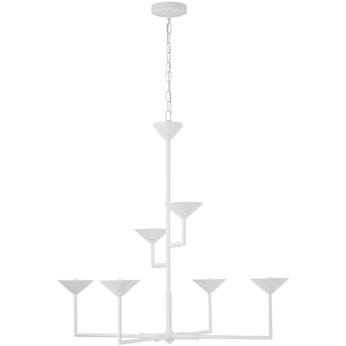 Julie Neill Eleanor LED 46.75 inch Plaster White Chandelier Ceiling Light