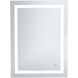 Helios 36 X 27 inch Silver Lighted Wall Mirror 
