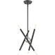 Soho 6 Light 13 inch Scandinavian Gray Chandelier Ceiling Light