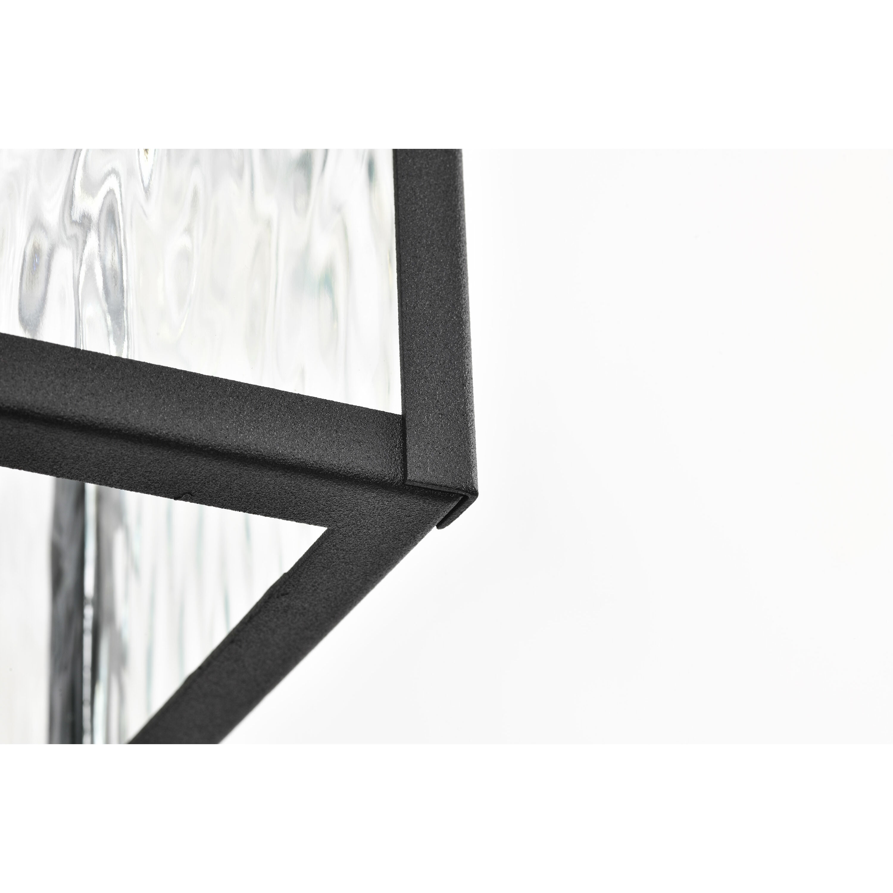 Austen 17 inch Matte Black Outdoor Wall Lantern, Large