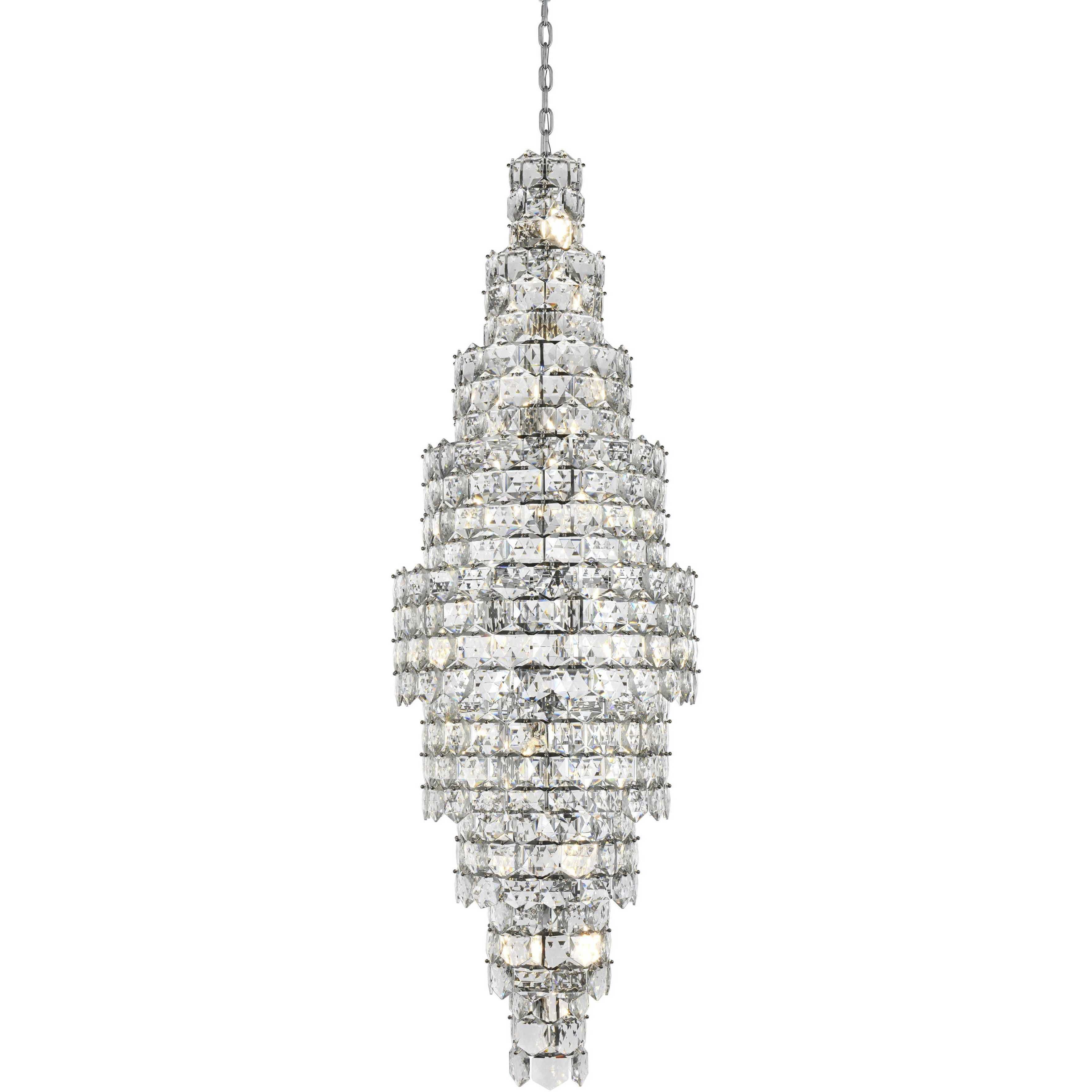 Adaline 41 Light 30 inch Chrome Chandelier Ceiling Light