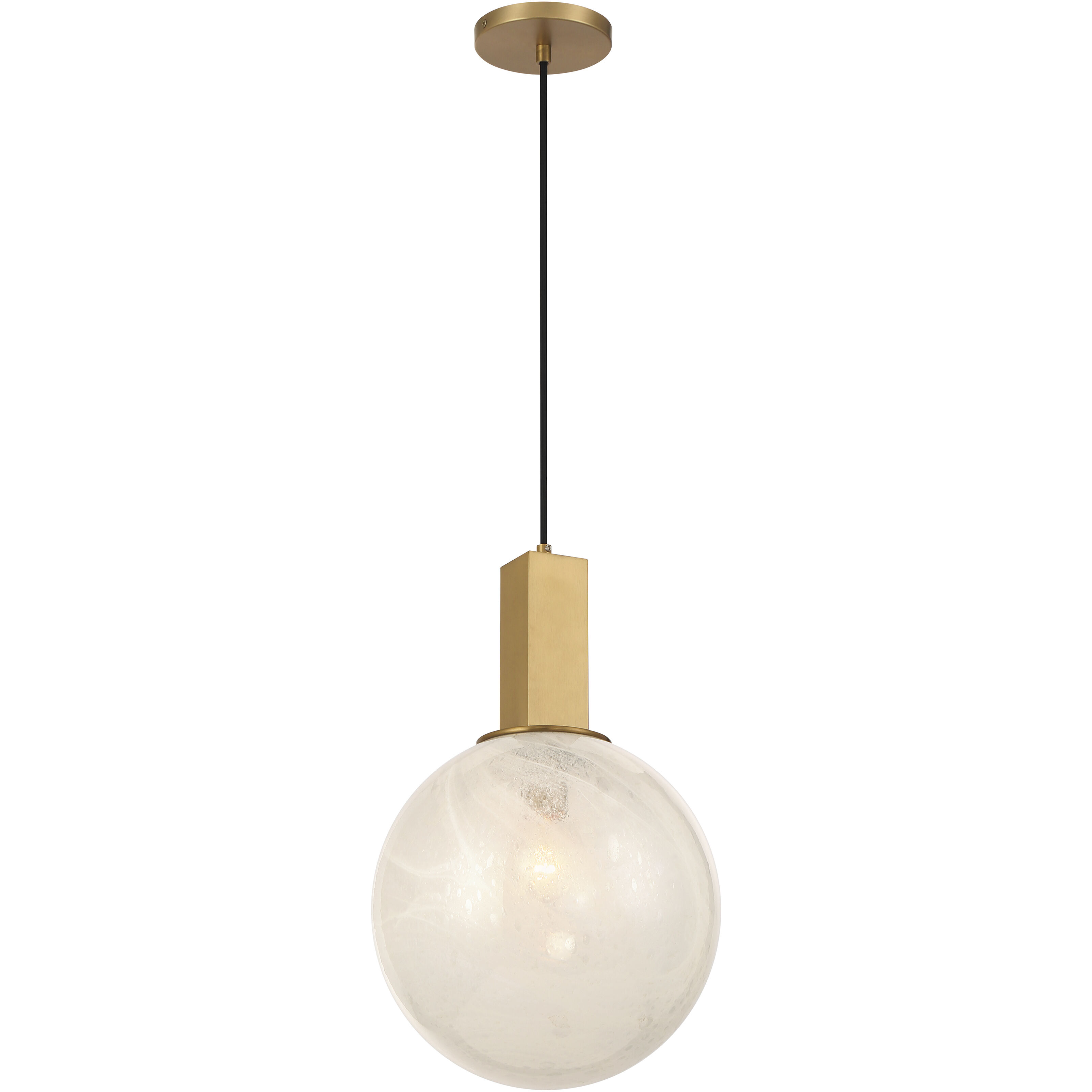 Narra 1 Light 12 inch Legacy Brass Pendant Ceiling Light