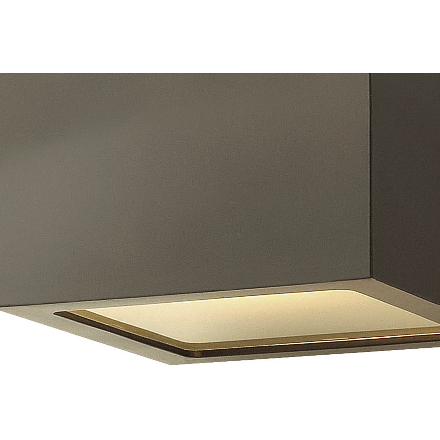 Kube LED 6 inch Bronze Outdoor Flush Mount