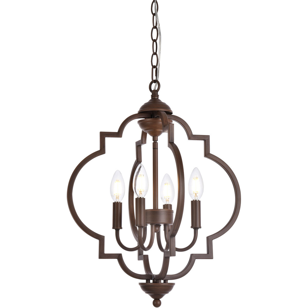 Sandara 4 Light 16 inch Weathered Oak Pendant Ceiling Light