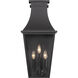 Gloucester 4 Light 26 inch Sand Coal Outdoor Wall Mount, The Great Outdoors