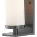 Bournemouth 1 Light 5 inch Oil Rubbed Bronze/Opaque Glass Wall Sconce Wall Light