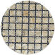Anita 15.7 inch Black and Cream Stool