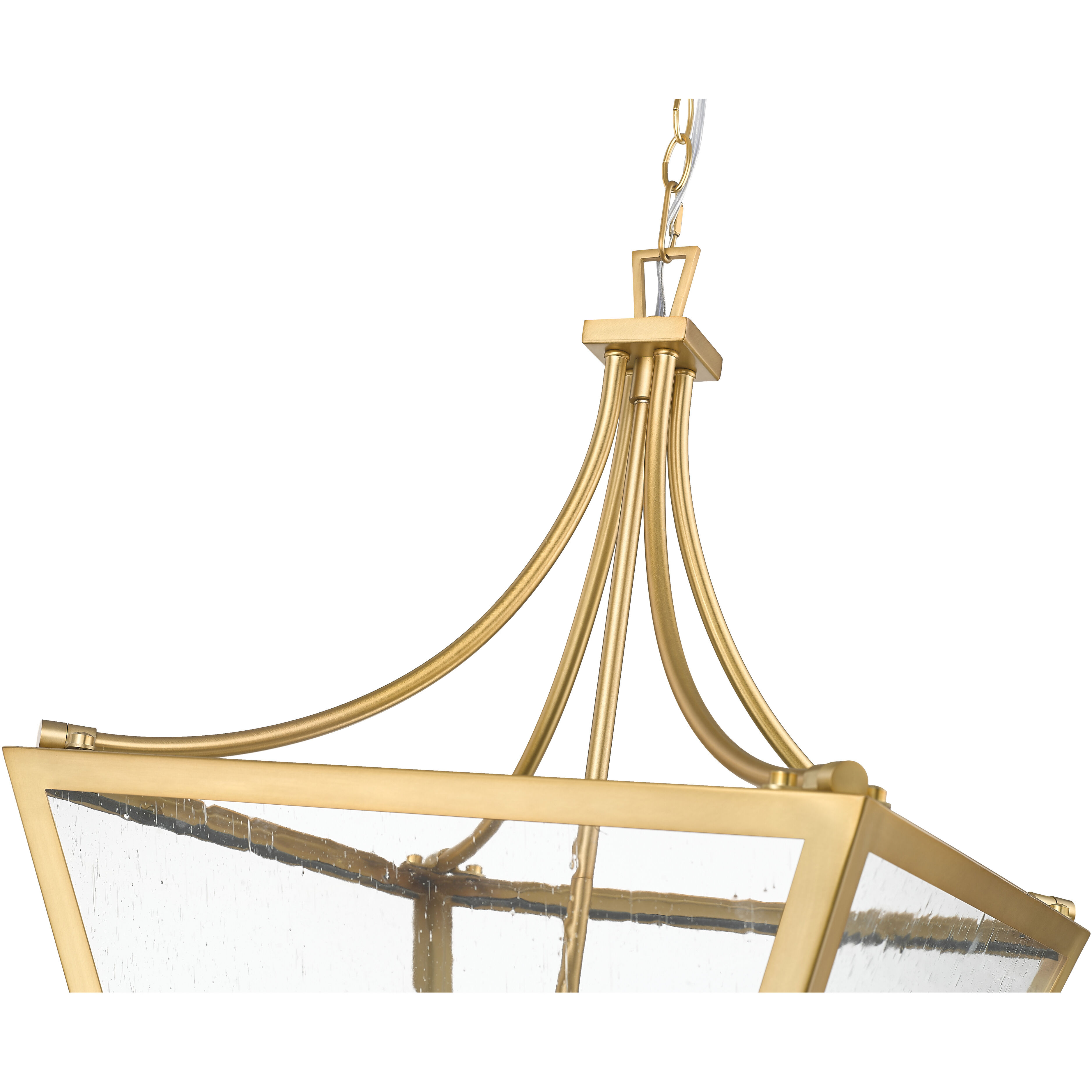 Montalcino 4 Light 18 inch Rubbed Brass Chandelier Ceiling Light