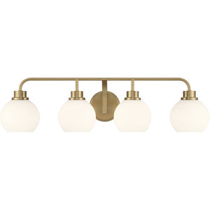 Contemporary 4 Light 32.00 inch Bathroom Vanity Light