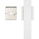 Jacks LED 36 inch Textured White Exterior Wall Sconce