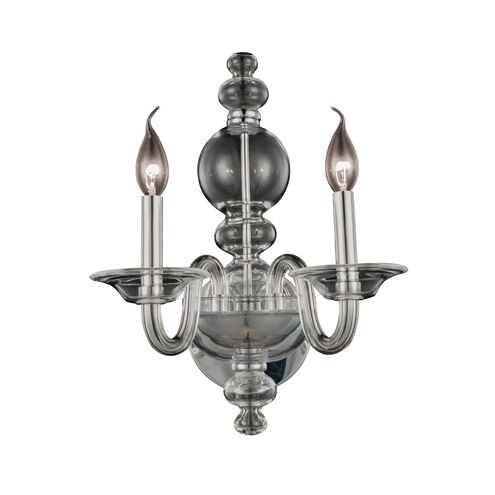 Champlain 2 Light 10 inch Silver Shade Wall Sconce Wall Light