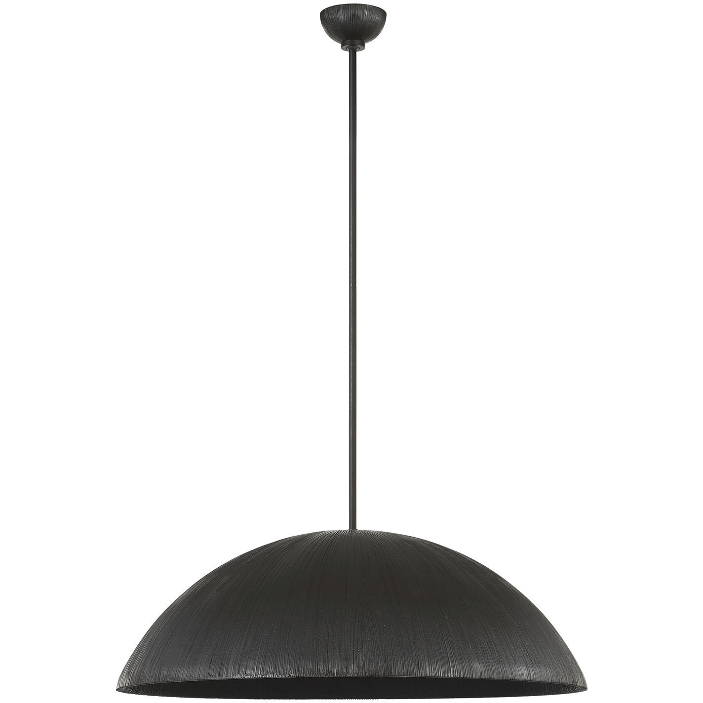 Kelly Wearstler Utopia LED 30 inch Aged Iron Sculpted Pendant Ceiling Light
