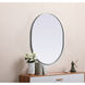 Asha 36 X 30 inch Silver Mirror in 30 x 36