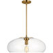 TOB by Thomas O'Brien Largo 1 Light 21.5 inch Burnished Brass Pendant Ceiling Light