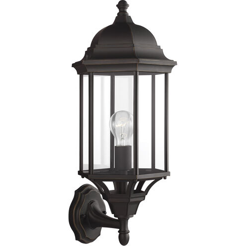Sevier 1 Light 21.75 inch Antique Bronze Outdoor Wall Lantern, Open Bottom