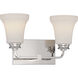 Cody LED 14.88 inch Polished Nickel Vanity Light Wall Light