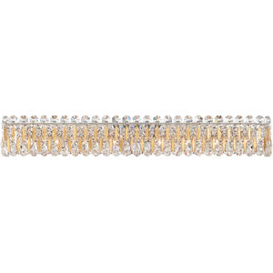 Sarella 8 Light Heirloom Gold Wall Sconce Wall Light in Swarovski