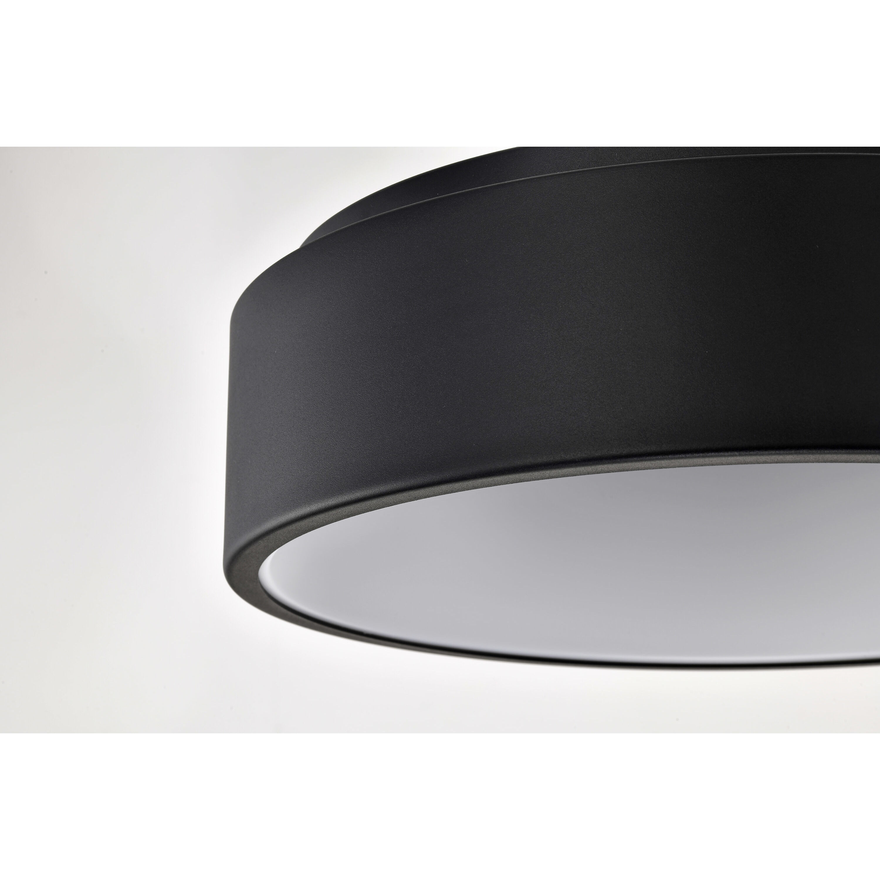 Orbit LED 17.75 inch Black Flush Mount Ceiling Light