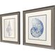 Ocean Echoes Blue and Brown Framed Art, Propac