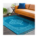Love 87 X 60 inch Navy/Sky Blue Rugs, Rectangle