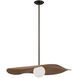 Windsor Smith Mahalo LED 28 inch Bronze Pendant Ceiling Light in Natural Oak