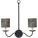 Marble Multi-color 5 inch Drum Chandelier Shade