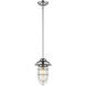 Dylan 1 Light 8 inch Chrome Exterior Convertible Mini-Pendant