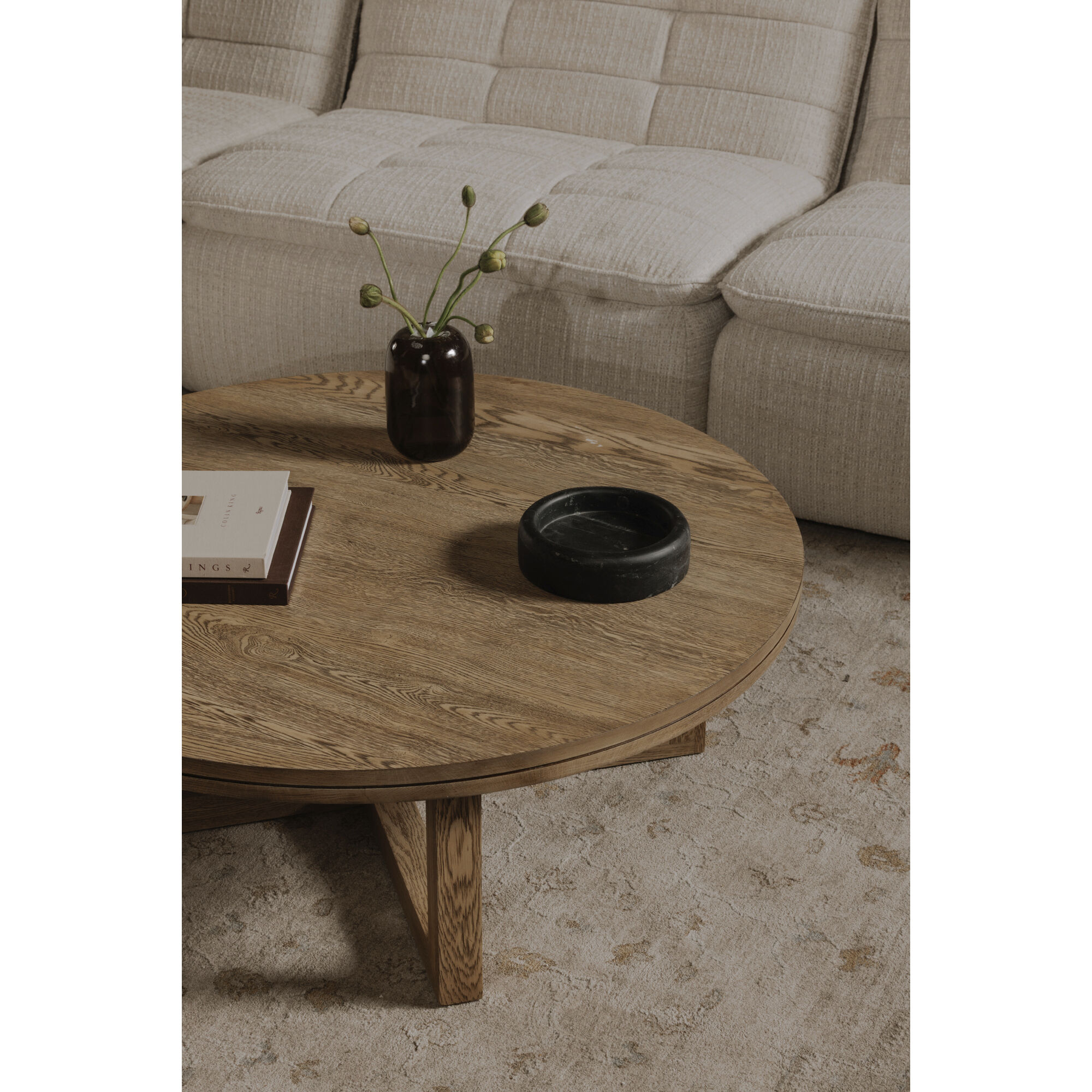 Joel 42 X 42 inch Natural Coffee Table