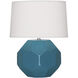 Franklin 23.5 inch 150 watt Peacock Table Lamp Portable Light