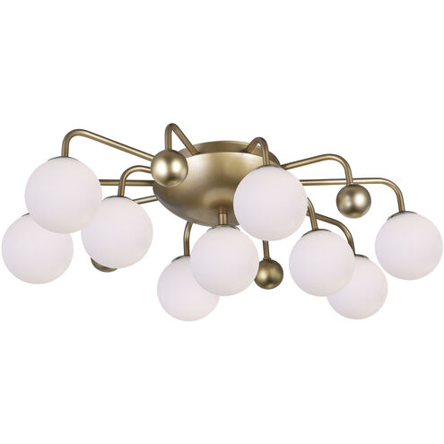 Element LED 16 inch Sun Gold Flush Mount Ceiling Light