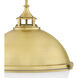 Fletcher 3 Light 22 inch Satin Brass Indoor Chandelier Ceiling Light