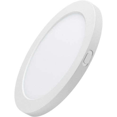 Dehavilland LED Matte White with Non-Magnetic Ring Flush Mount Ceiling Light