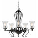 Signature 5 Light 28 inch Eternity Chandelier Ceiling Light