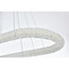 Bowen 2 Light 18 inch Satin Gold Chandelier Ceiling Light