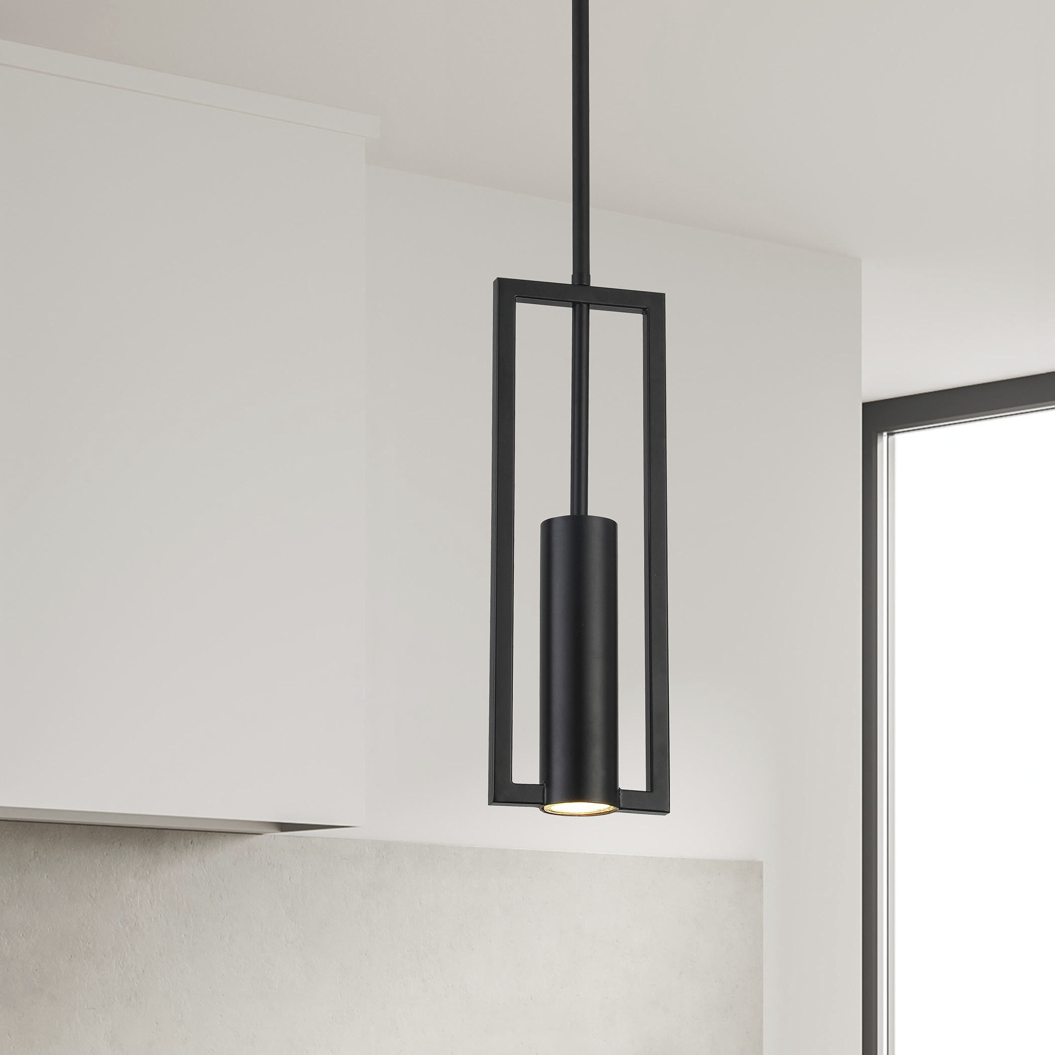 Pauline 1 Light 5 inch Matte Black Pendant Ceiling Light