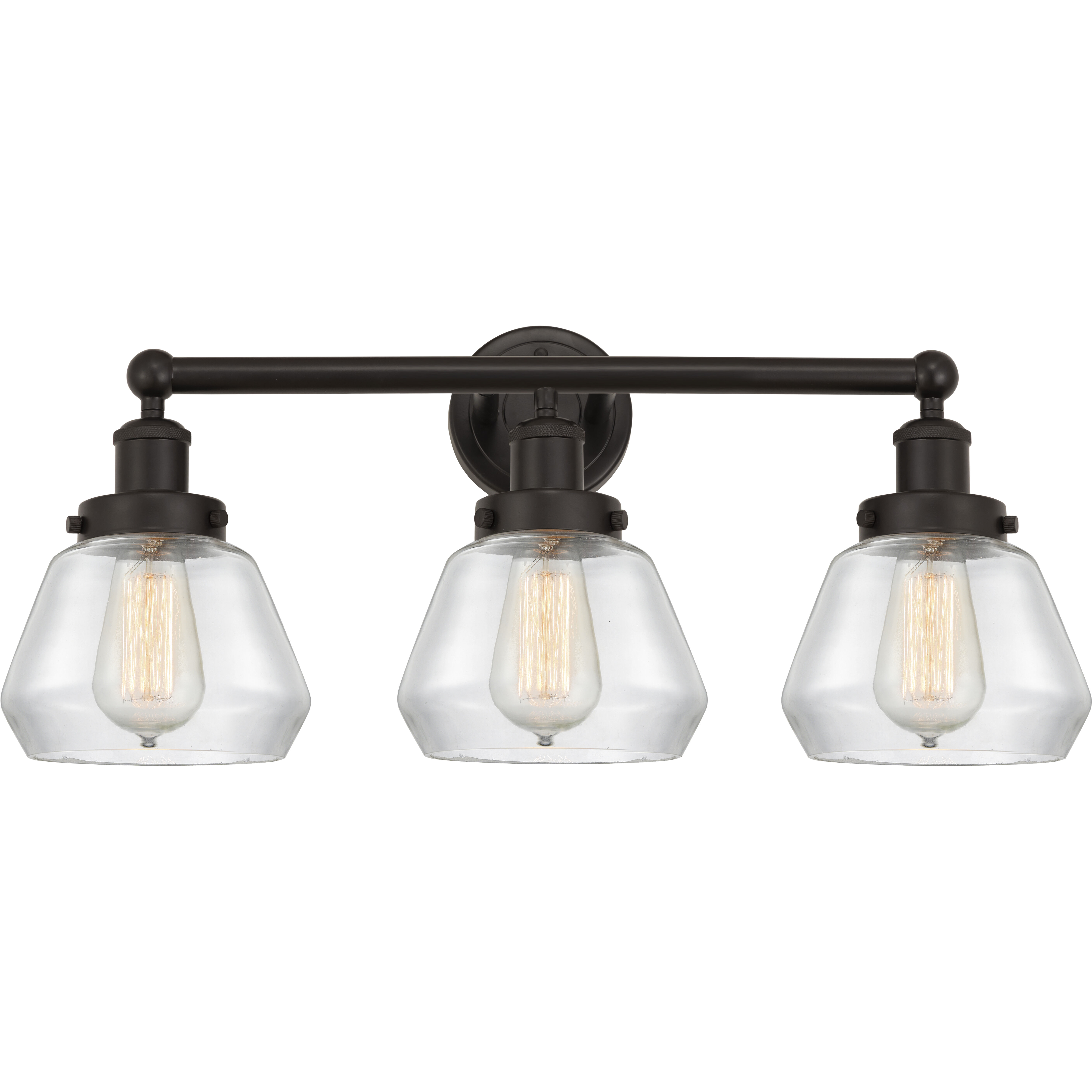 Fulton 3 Light 24.5 inch Oil Rubbed Bronze Bath Vanity Light Wall Light